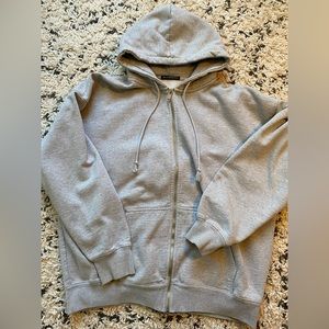 BRANDY MELVILLE light grey christy hoodie